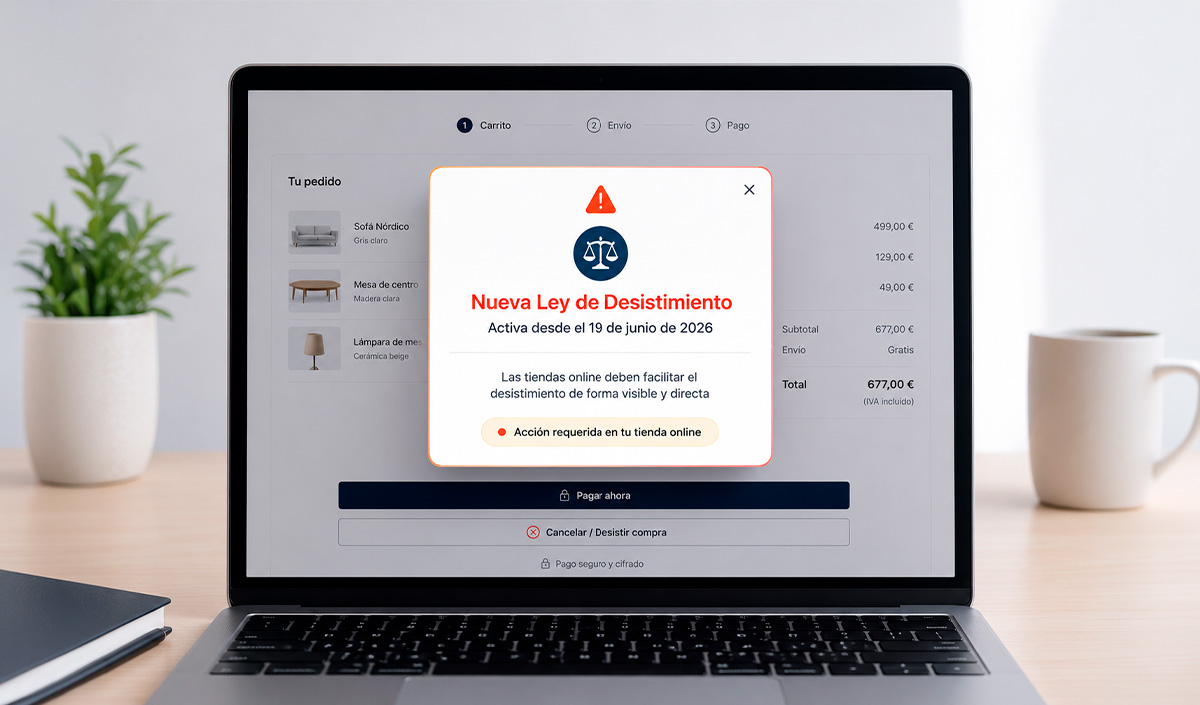 Nueva Ley de Desistimiento ecommerce junio 2026