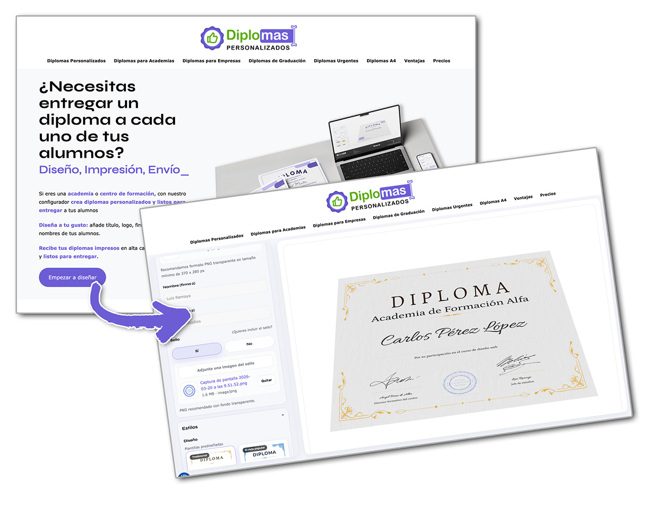 Diplomas Personalizados