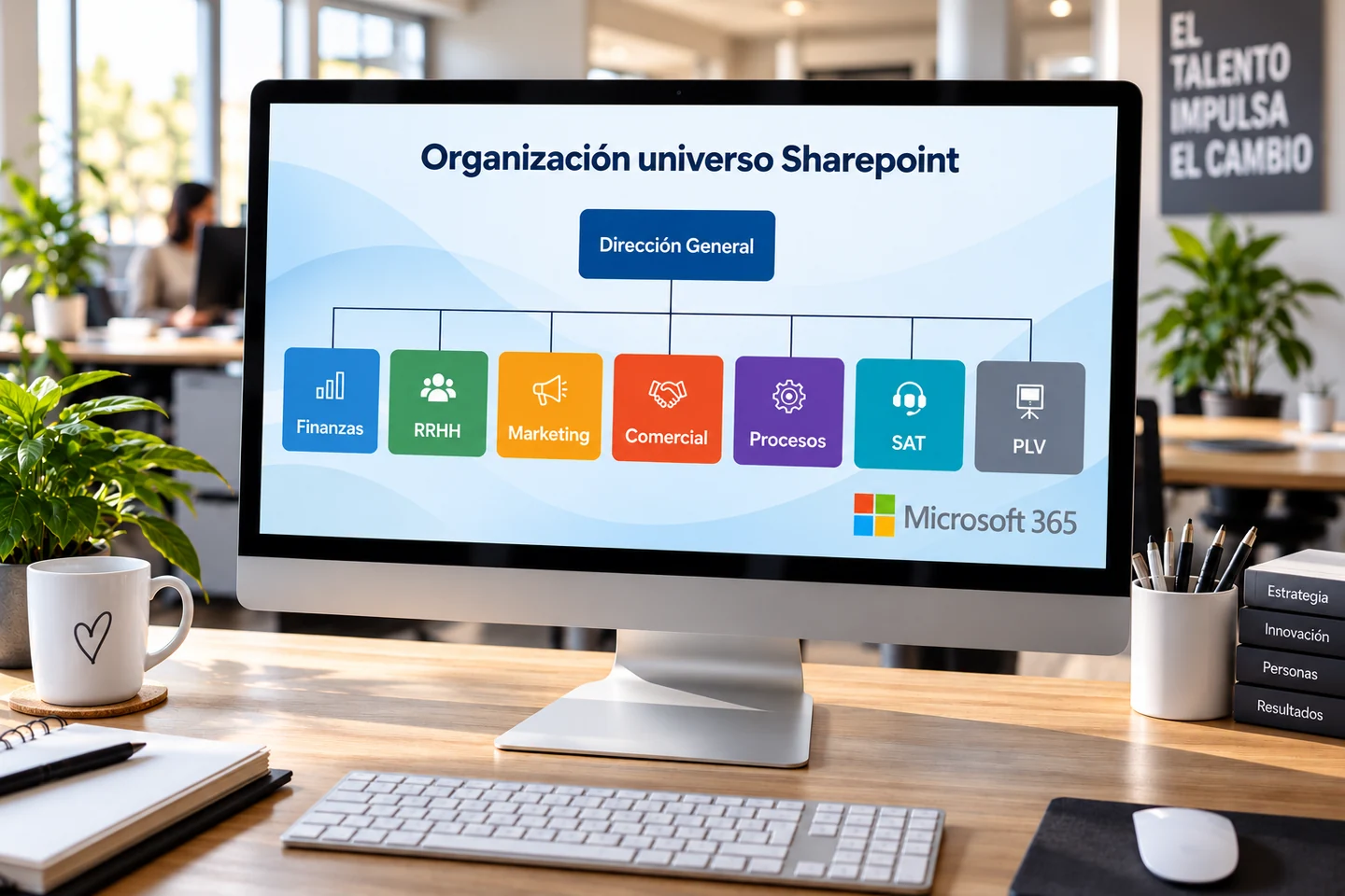 sharepoints_departamentales Organización de una intranet SharePoint por departamentos en Microsoft 365